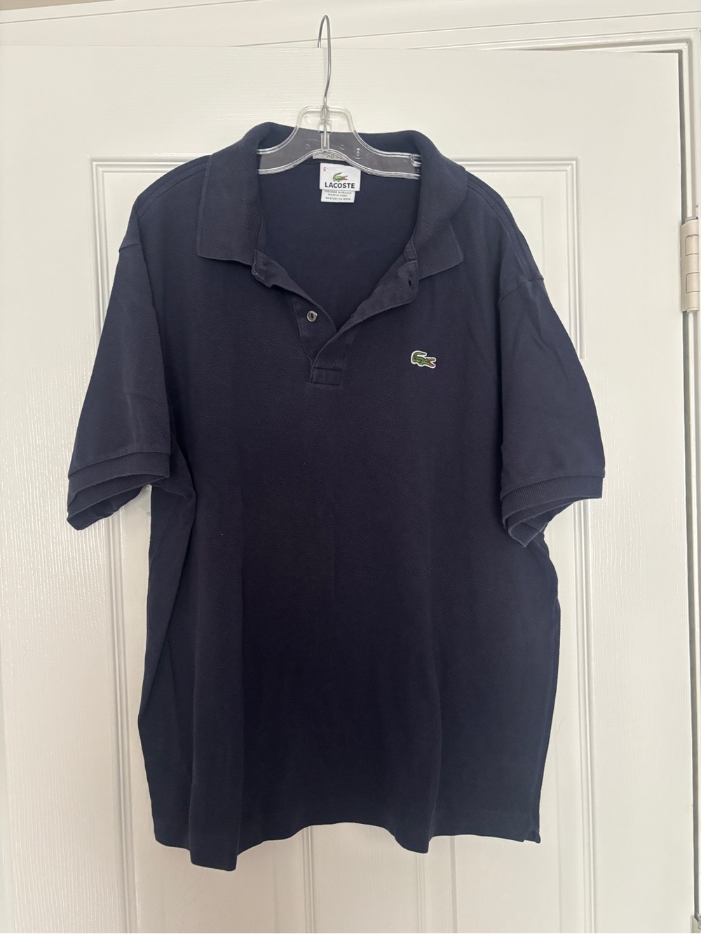 Lacoste Men’s Navy Classic Pique Polo Shirt
